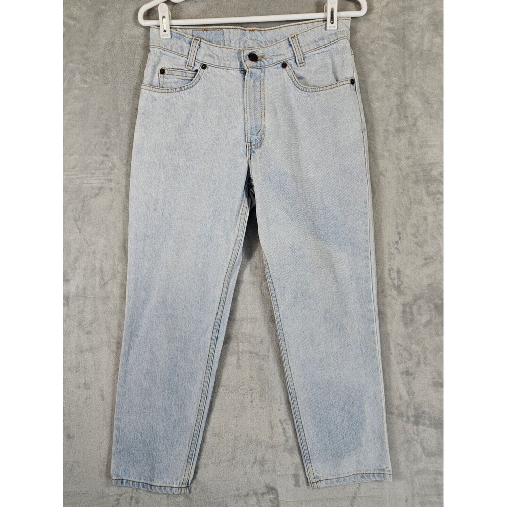 VTg Levis 550 Orange Tab Jeans Relaxed Fit Husky 28X25 Light Wash Blue Denim 90s
